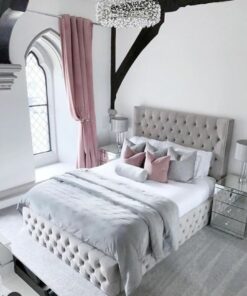 Kensington Wingback Studded Bed