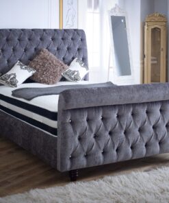 Montreal Chesterfield Sleigh bed