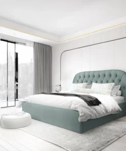 Moonlight Curved Heavy Duty Ottoman Bed