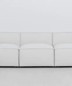 Cube Modern Sectional 3 Seater Fabric Sofa